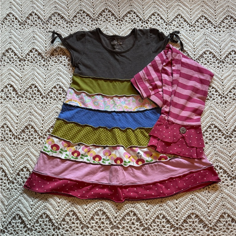 Matilda Jane Vintage March 2011 Set Girl’s Size 8 Whimsical Patchwork Dress